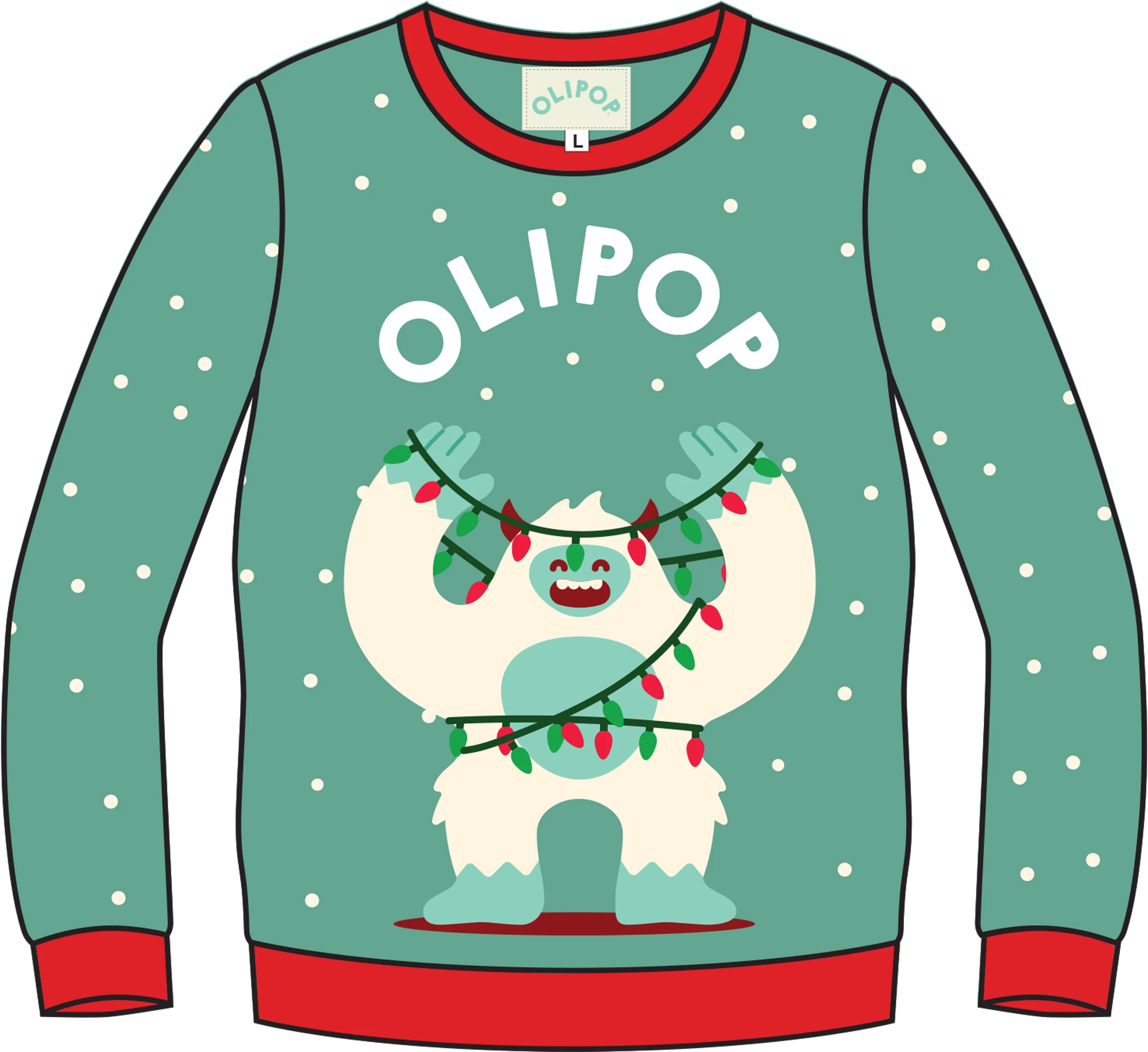 Green Yeti Sweater