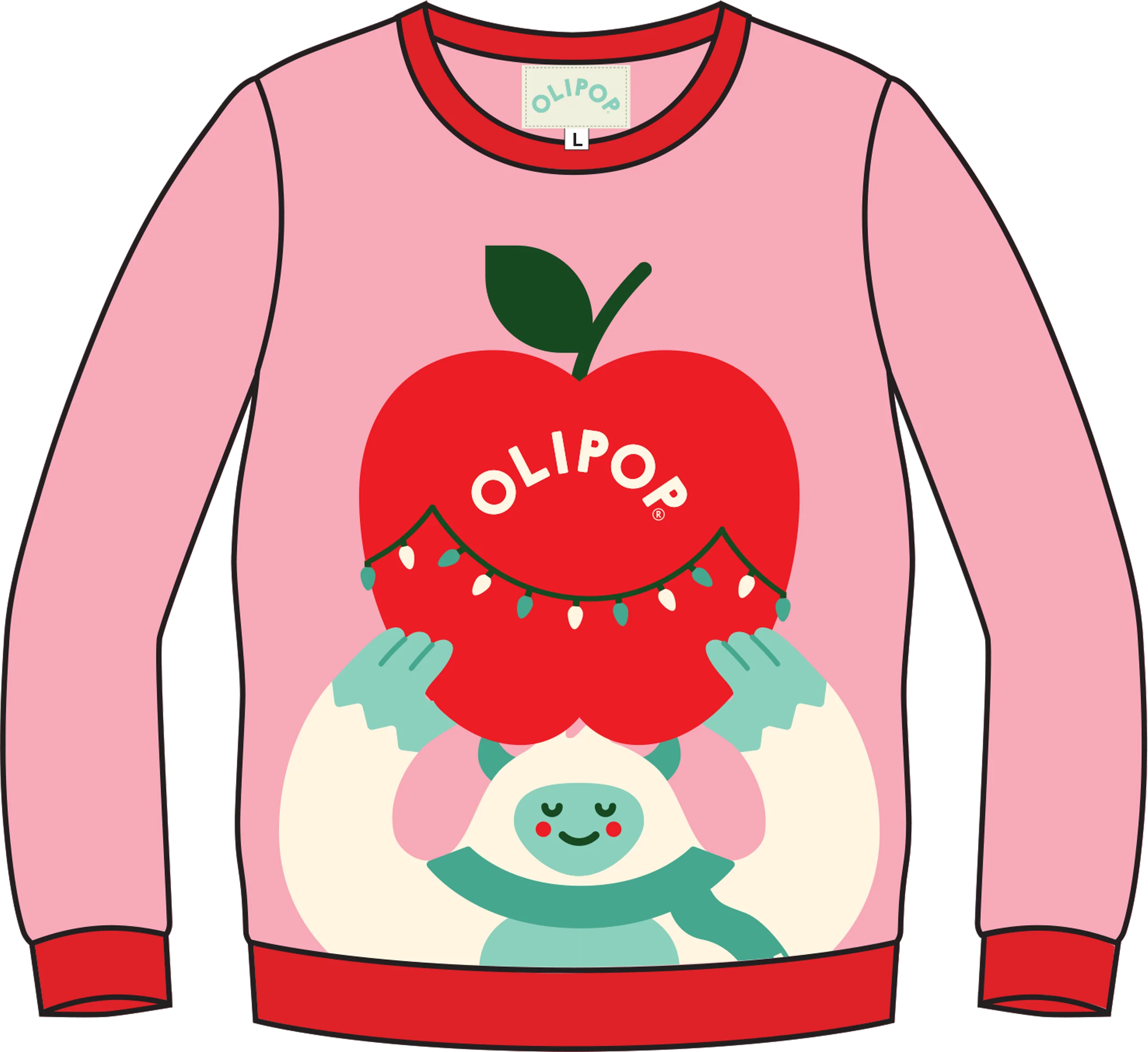 Pink Yeti Sweater